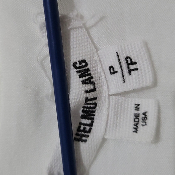 Helmut Lang Swift White Dress with Draped Back - Picture 6 of 10